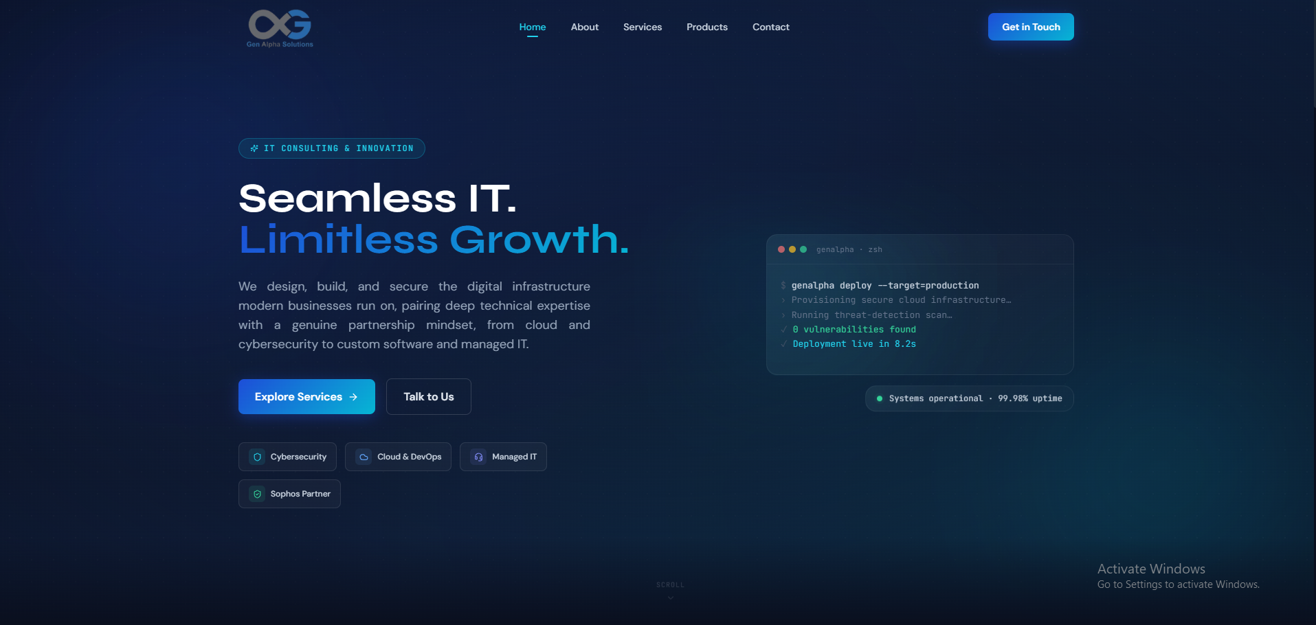 GenAlpha Solution PVT LTD interface